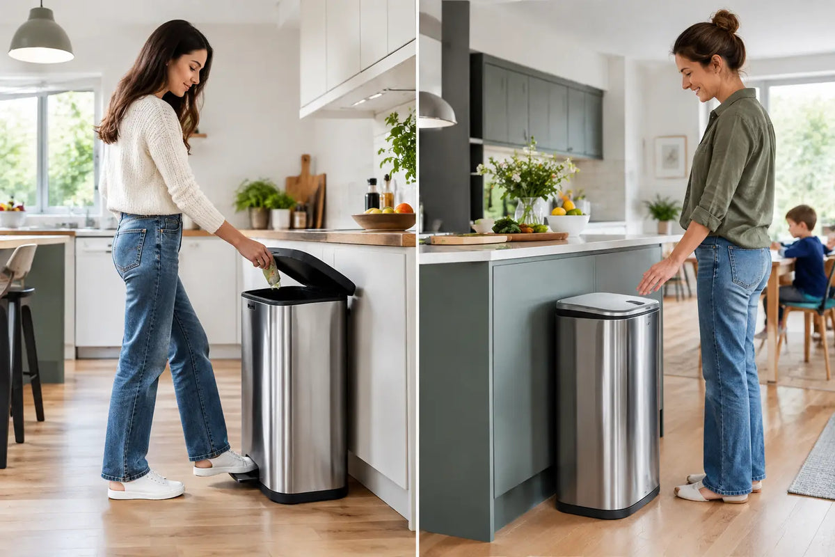Pedal vs Touchless Kitchen Bins: Which Is Better?