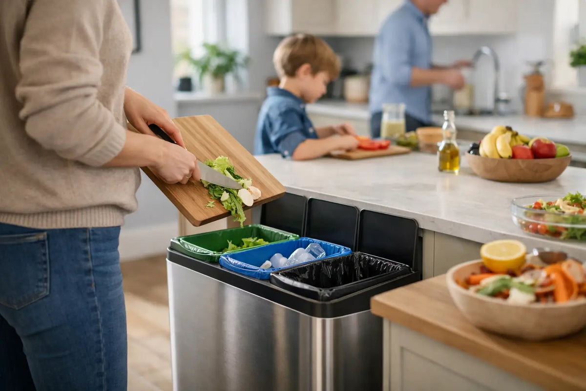 Waste Separation Made Easy in a Busy Kitchen