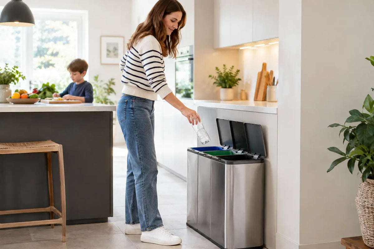 Choosing a Kitchen Recycling Bin with Compartments