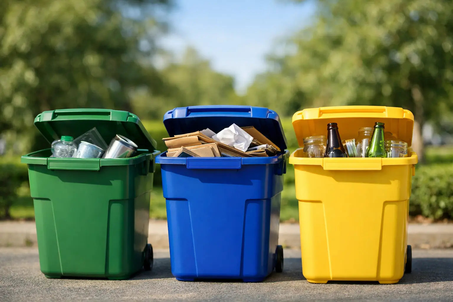 What Are the 3 Recycling Bins?