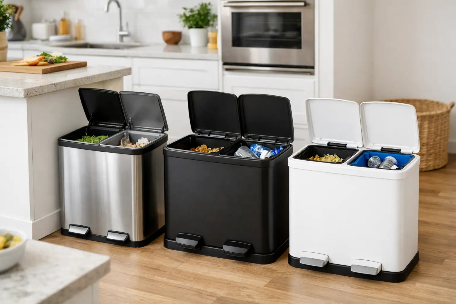 Choosing a Kitchen Rubbish and Recycling Bin