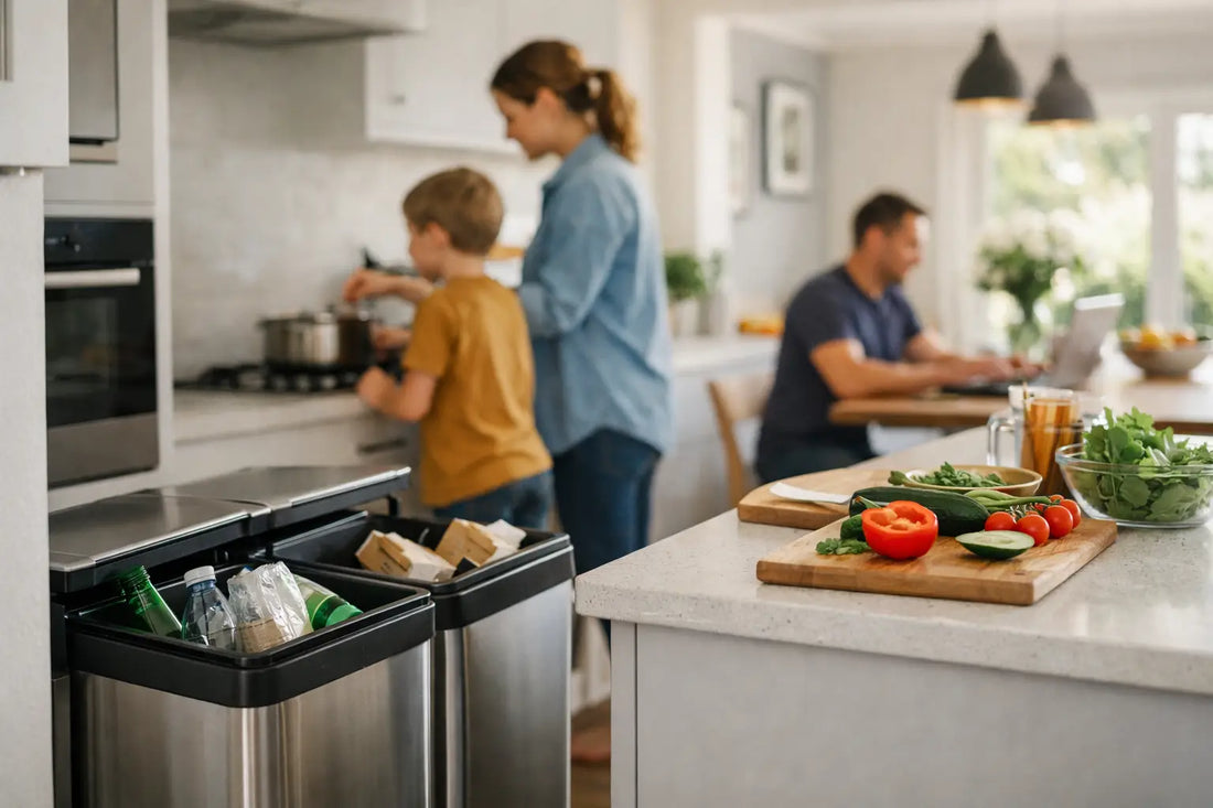 Recycling Bins That Make Kitchens Work Harder