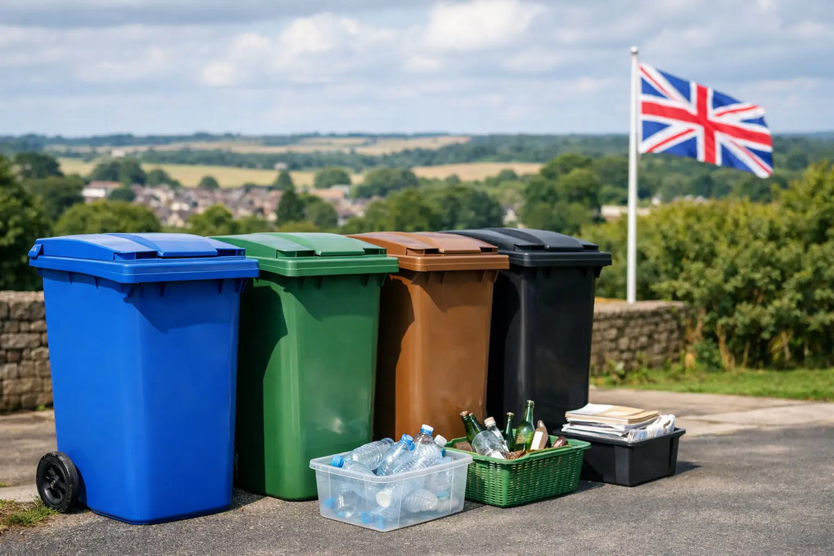 What Colour Bins for Recycling in the UK?