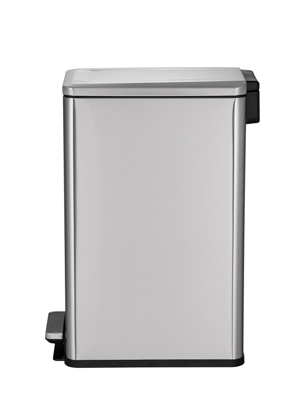 Step N' Sort Slim Dual Recycling Bin – 43L (2 x 21.5L) Soft Close Kitchen Trash Can – Space Saving , Stainless Steel