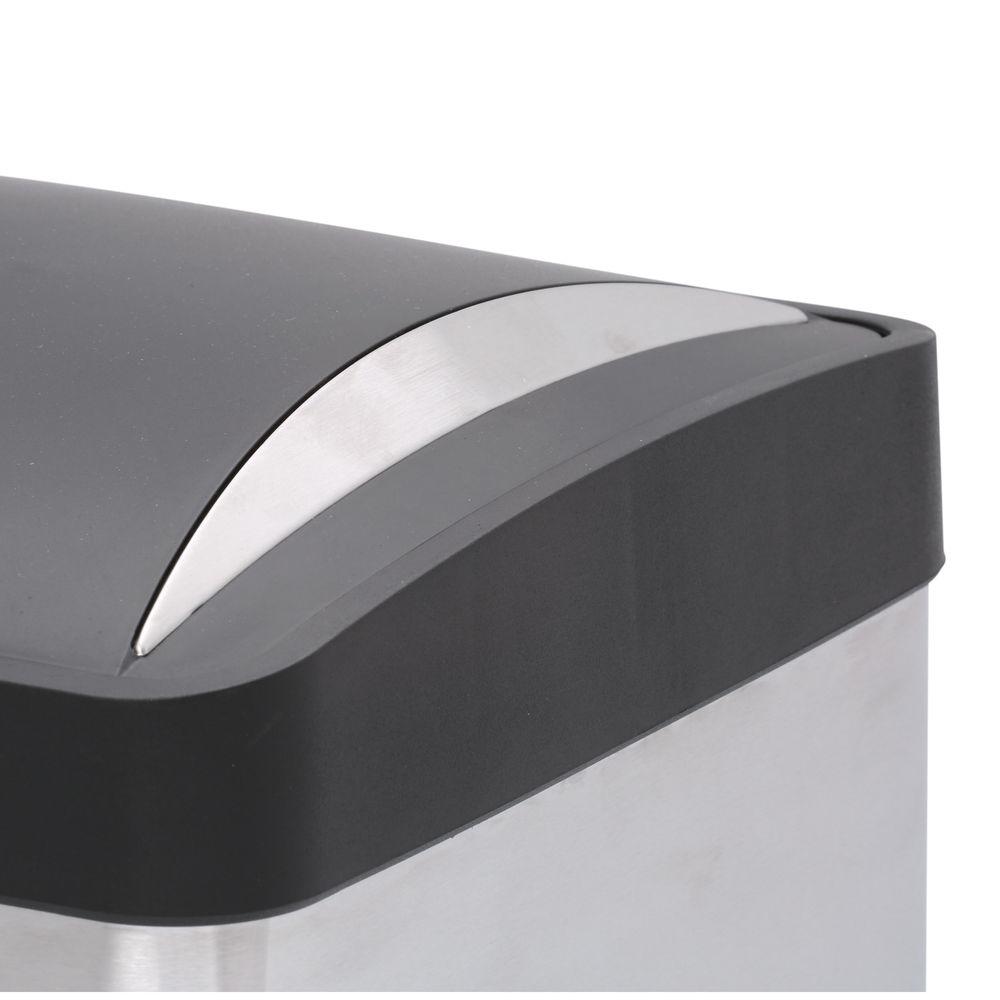 Step N’ Sort 60L Dual Compartment Pedal Recycling & Rubbish Bin – Stainless Steel