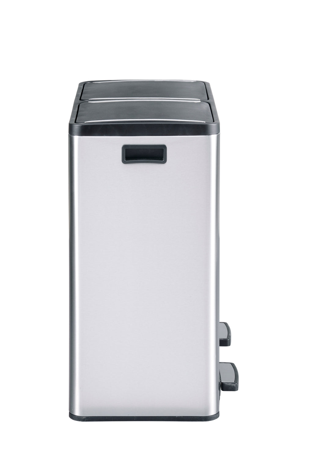 Step N’ Sort 70L Dual Compartment Stainless Steel Rubbish & Recycling Bin – Soft-Close Lid, Hands-Free Pedals, Removable Inner Bins
