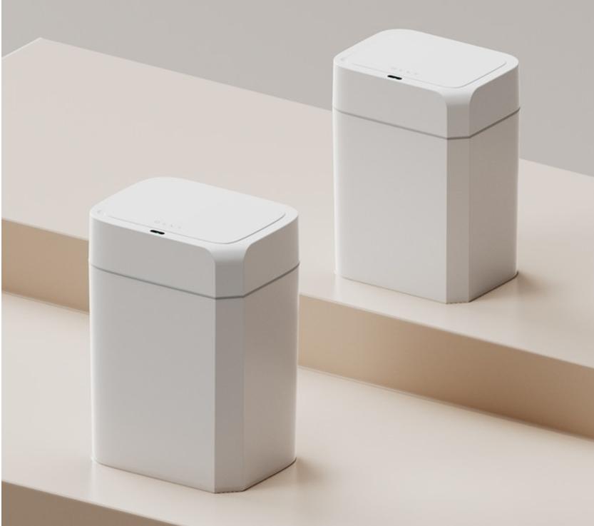 Step N’ Sort Motion Sensor Bins – 2 Pack Touchless Bin Set (16L + 11L)