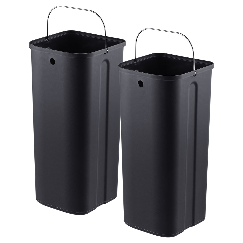 Step N’ Sort 60L Raised Dual Compartment Touch Top Recycling & Rubbish Bin – Stainless Steel