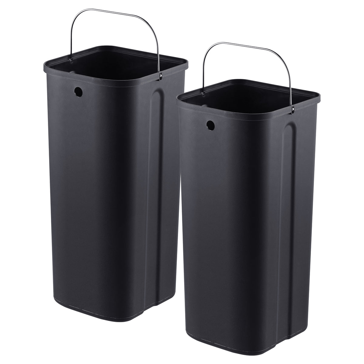 Step N’ Sort 60L Raised Dual Compartment Touch Top Recycling & Rubbish Bin – Stainless Steel