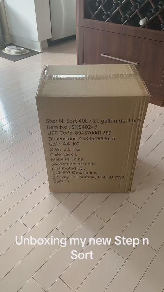 Removable Inner Buckets Bin, Space-Saving Recycling Bin
